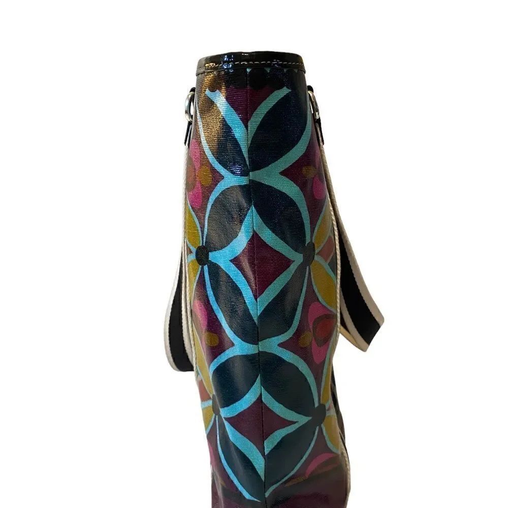 Brighton Colorful Flower Patterned Large Tote. - Picture 3 of 7